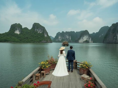 Voyage de noces au Vietnam : entre rizières, baie d’Halong et charme colonial