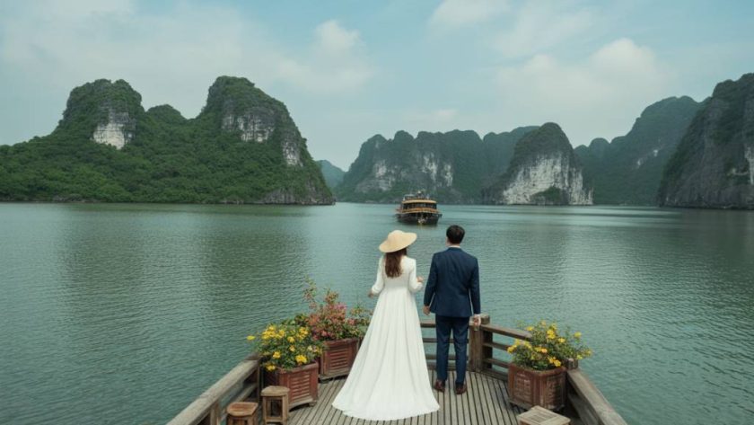 Voyage de noces au Vietnam : entre rizières, baie d’Halong et charme colonial